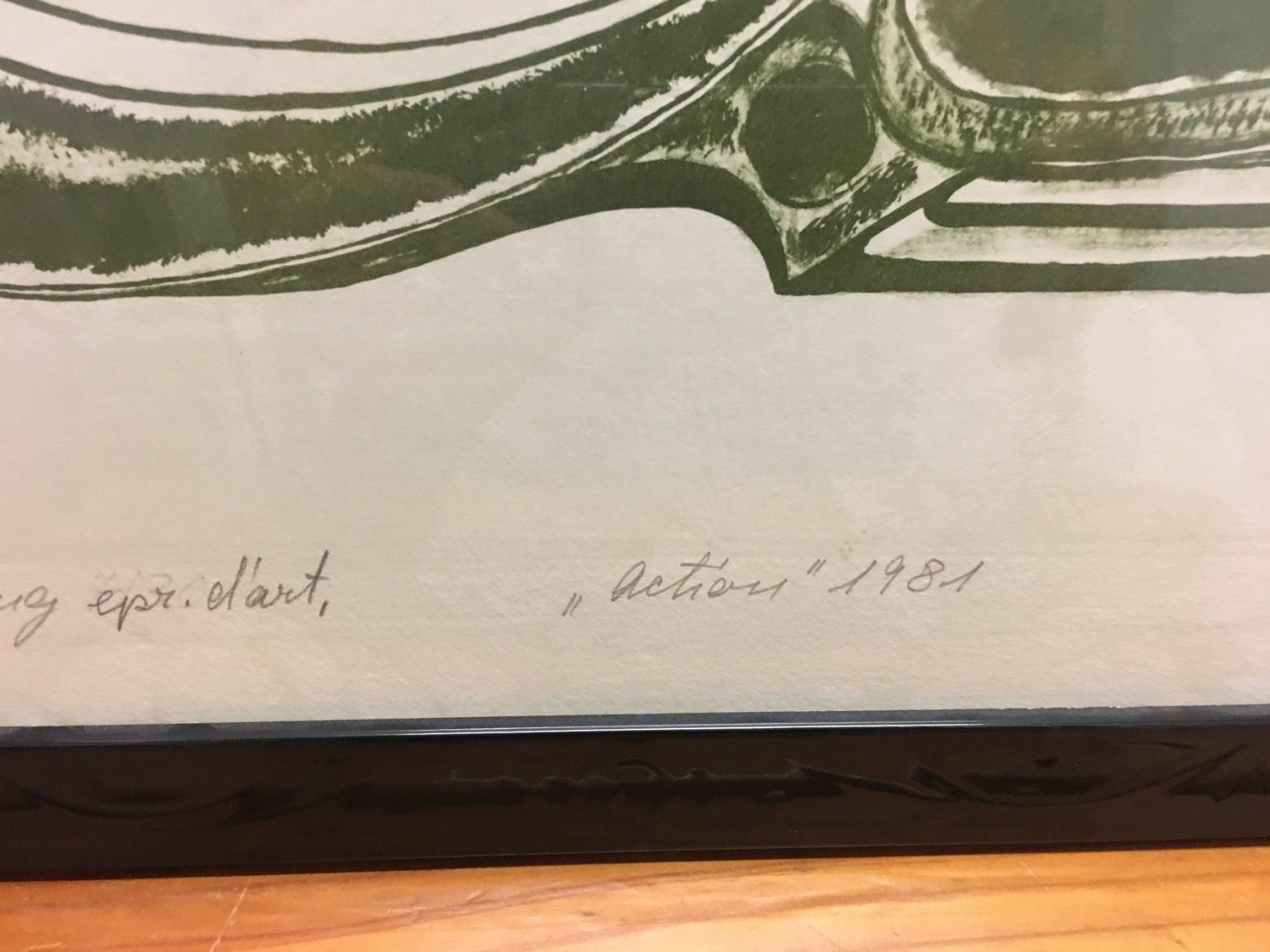 Grafica & Litografie: Litho von Cathrine Flückiger  1981 – Usato da Zürich venduto da Nofelet31 2