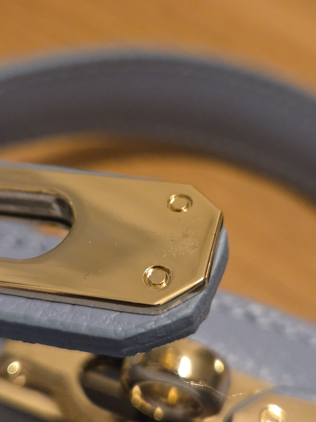 Borse da donna: Elegante Ledertasche taubenblau – Usato da Dänikon ZH venduto da FicusLyrata 5