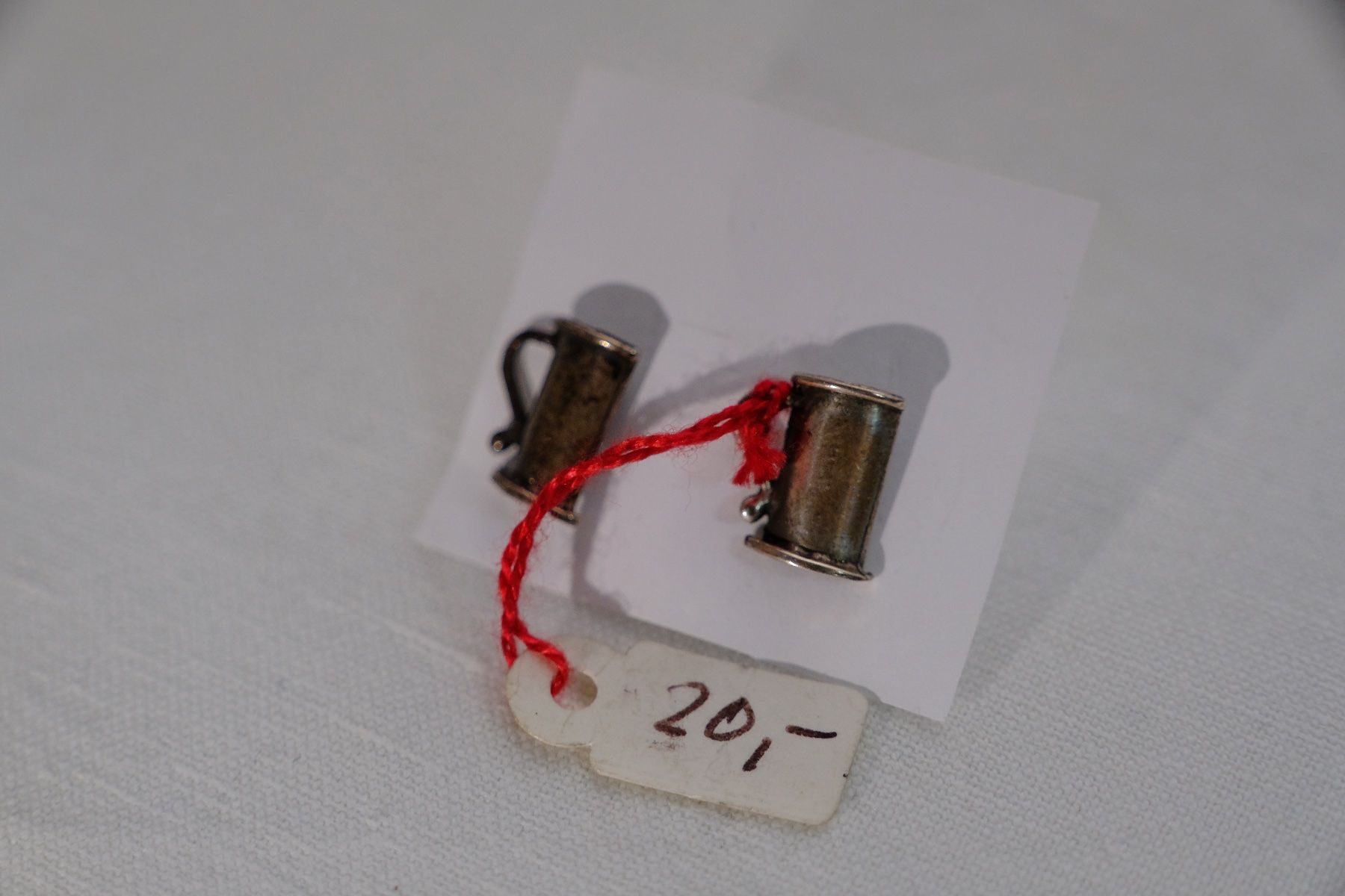 Orecchini pendenti & Orecchini a lobo: Silber 925 Ohrstecker/Anstecker - Sterling Bier – Nuovo e nell'imballaggio originale da Fribourg venduto da Silver_Wat 1