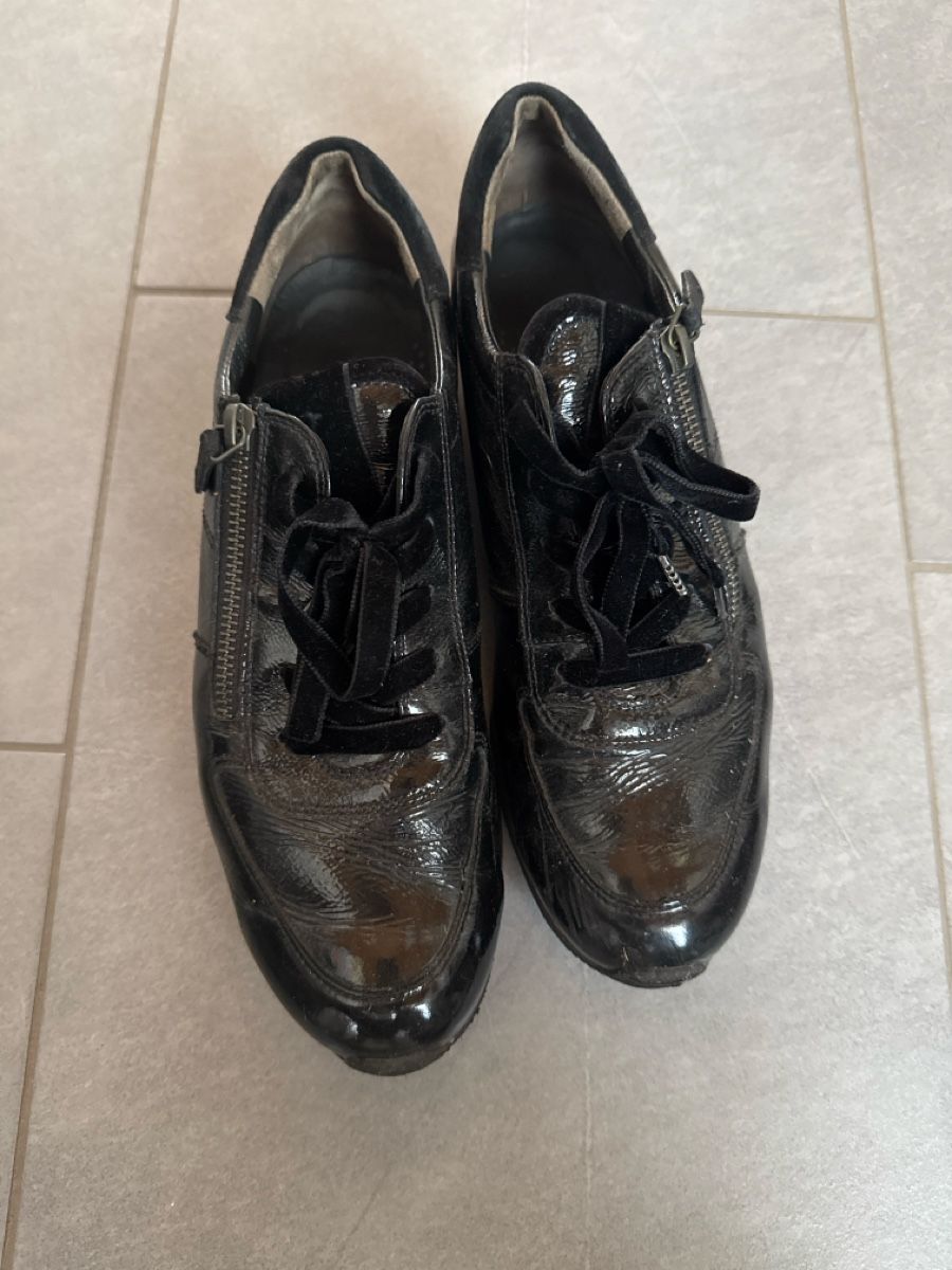 Paul Green Damenschuhe: Echtleder Sneaker Paul Green – Gebraucht aus Fürstenau von Du-01