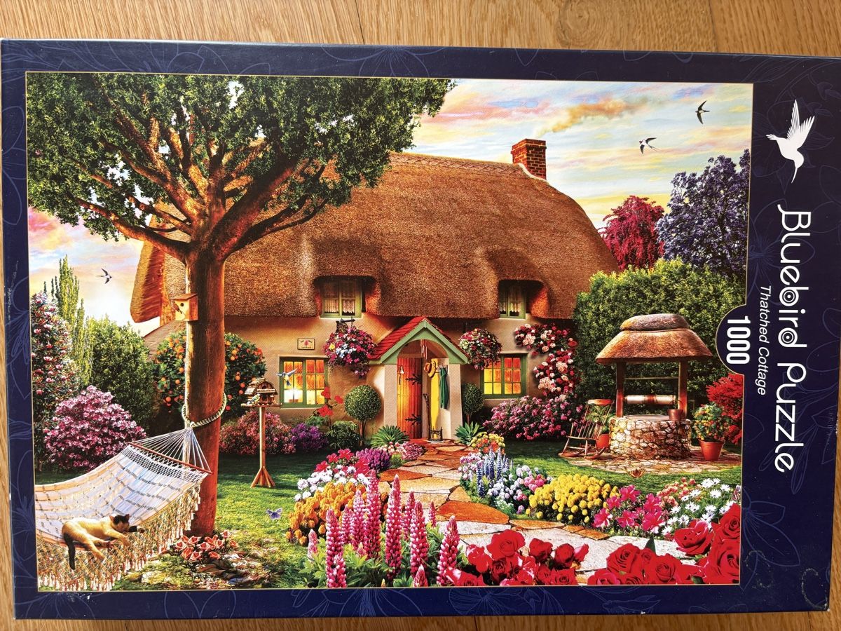 Puzzles: Bluebird Puzzle 1000 Teile - 1 Teil fehlt – Gebraucht aus Zweisimmen von Domii