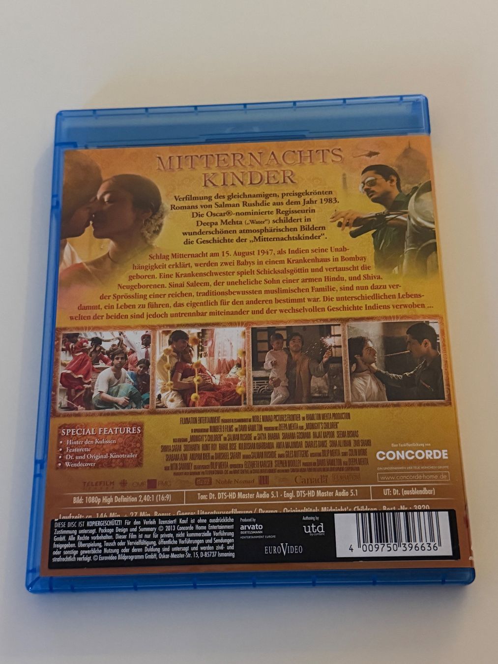 Tutti i DVDs: Mitternachtskinder - Blu-Ray, Top Zustand – Nuovo (secondo la descrizione) da Altstätten SG venduto da sheamus 1