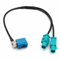 Doppel Fakra Adapter 2x Antenne VW Seat Skoda 20 cm