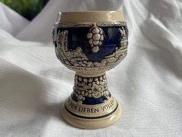 Weinkelch Keramik vintage