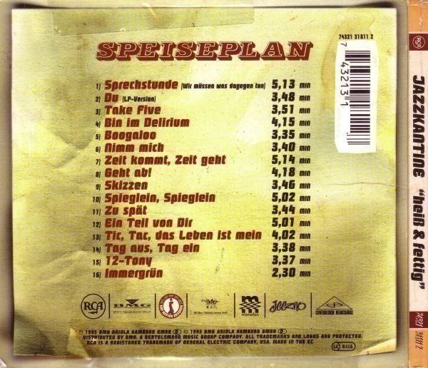 CDs: Jazzkantine- Barbara Dennerlein, Fred Wesley, George Bishop, – D'occasion à Unterbäch VS par cond 1