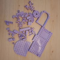 LEGO Bausteine lavendel gemischt 65 g
