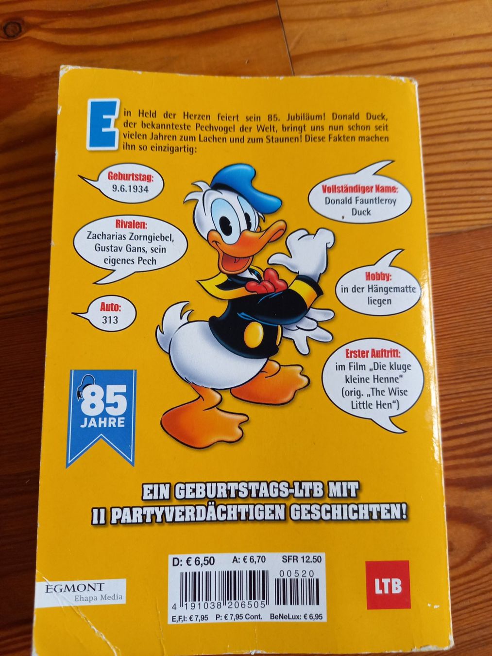 Fumetti: LTB- 85 Jahre Donald Duck – Usato da Kreuzlingen venduto da natibai 1