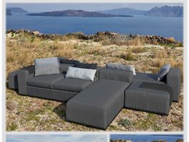 Bite Isand Lounge Sunbrella antrazith wetterfest
