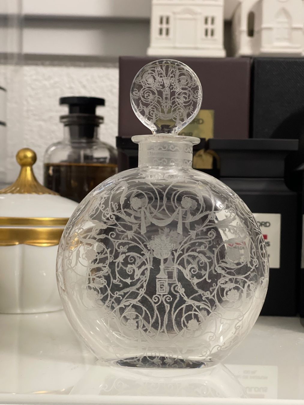 Baccarat Flaconi: BACCARAT wunderschöne Flasche – Usato da Winkel venduto da KaschmirArt 1