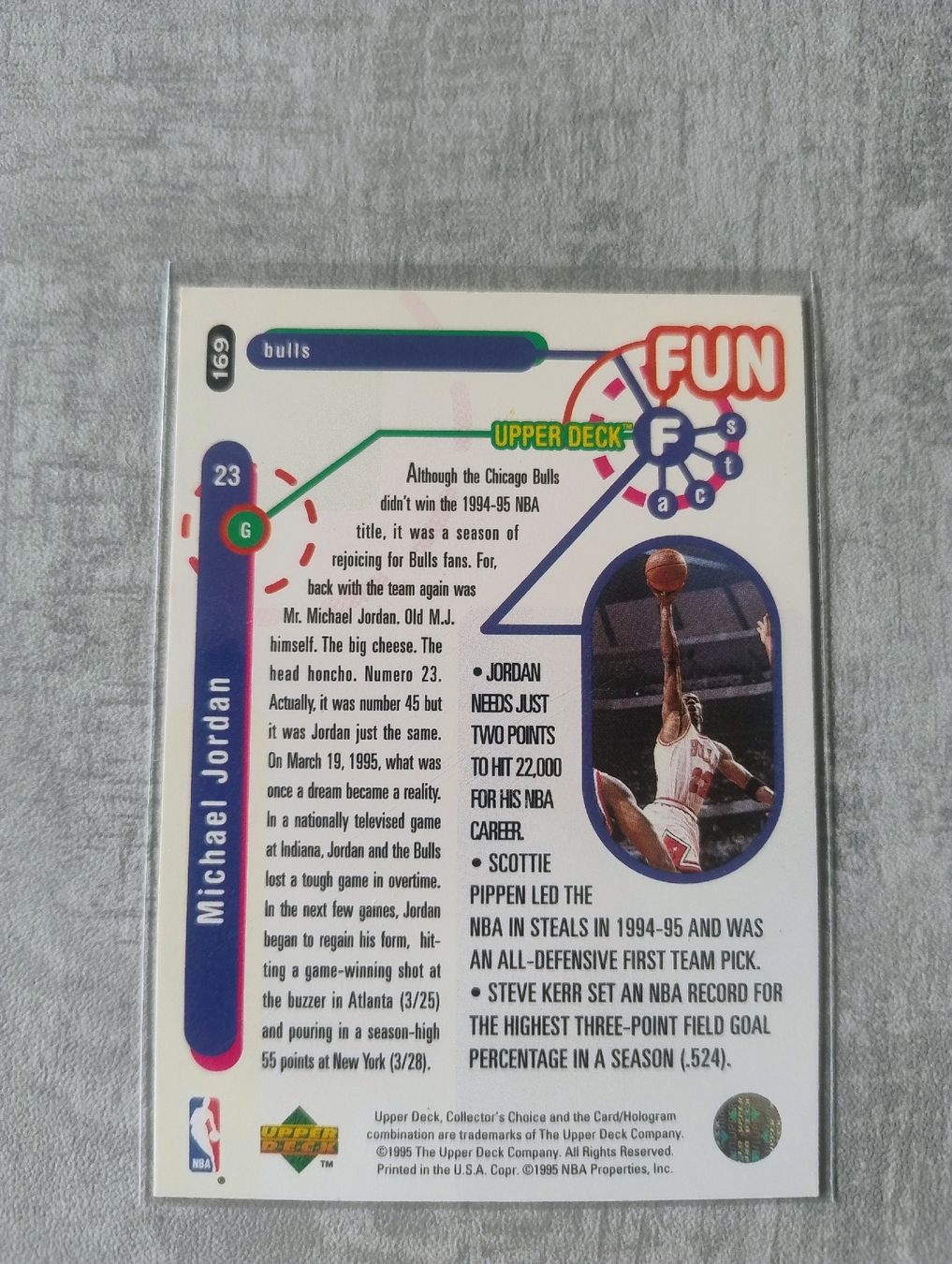 Nba Sammelbilder & Trading cards: NBA Upper deck Fun Michael Jordan  – Neu (gemäss Beschreibung) aus Martigny von jul_7s5x 1