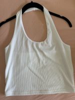 Schickes weisses Crop Top Gr. L Sommer ☀️ Top Zustand