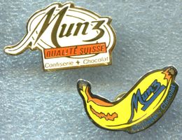 2 Pins  Munz  Schokolade