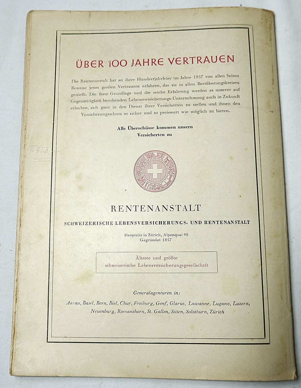 Kalender: Benziger's Einsiedler Kalender 1959 – Gebraucht aus Baar von 2cvbaar 7