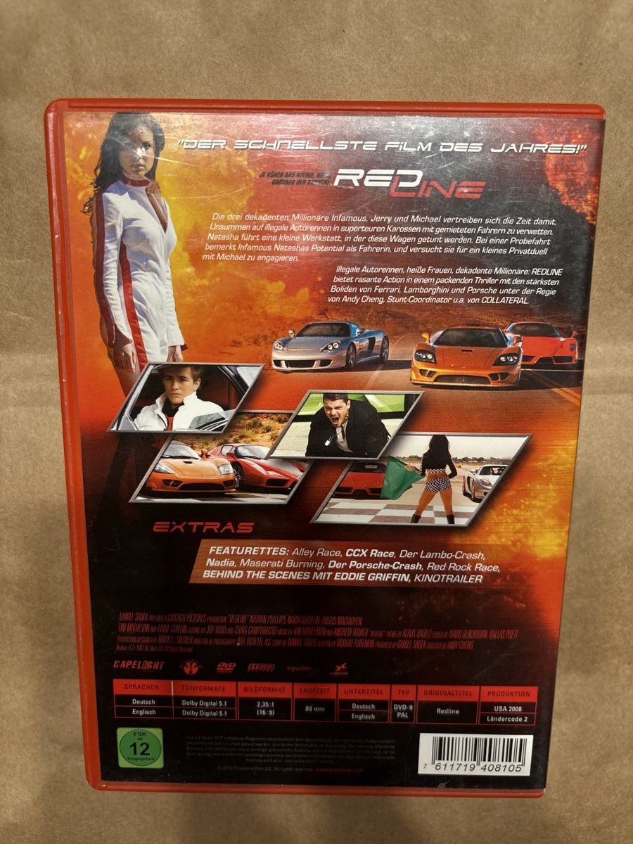Tutti i DVDs: Redline (2204) – Usato da Ruswil venduto da Slivio_ 1