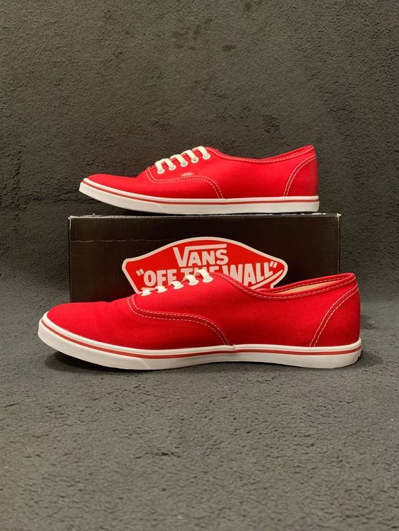 Vans lo hotsell pro red