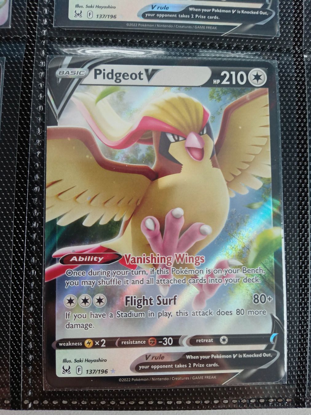 Pokémon Carte collezionabili: Pidgeot V – Usato da Altstätten SG venduto da GGsGameshop