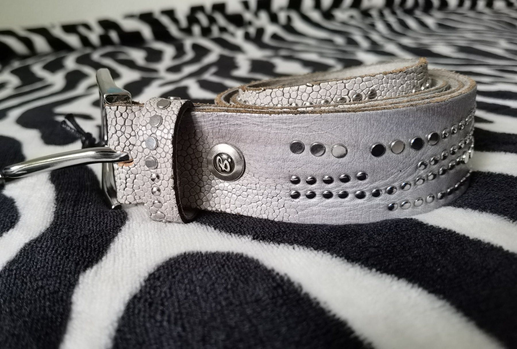 Gürtel: B.belt Kira grau Silber Gürtel NEU 95 – Neu und originalverpackt aus Langenthal von morena86