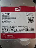 WD Red 8TB SATA 3.5 Zoll HDD WD80EFAX gebraucht