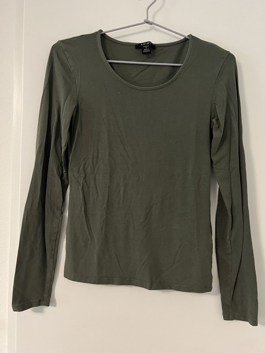Maglioni & Felpe: Langarmshirt, Gr.L, Olivgrün – Usato da Winterthur venduto da mel_wy