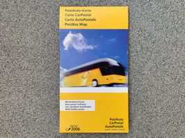 Post Postauto Schweiz 100 Jahre Postauto Landkarte 2006