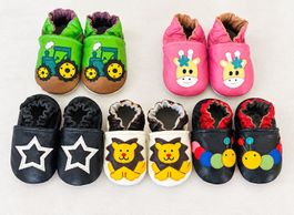 Lederfinken-Paket Gr.19/20 Lederfinkli baby- Krabbelschuhe