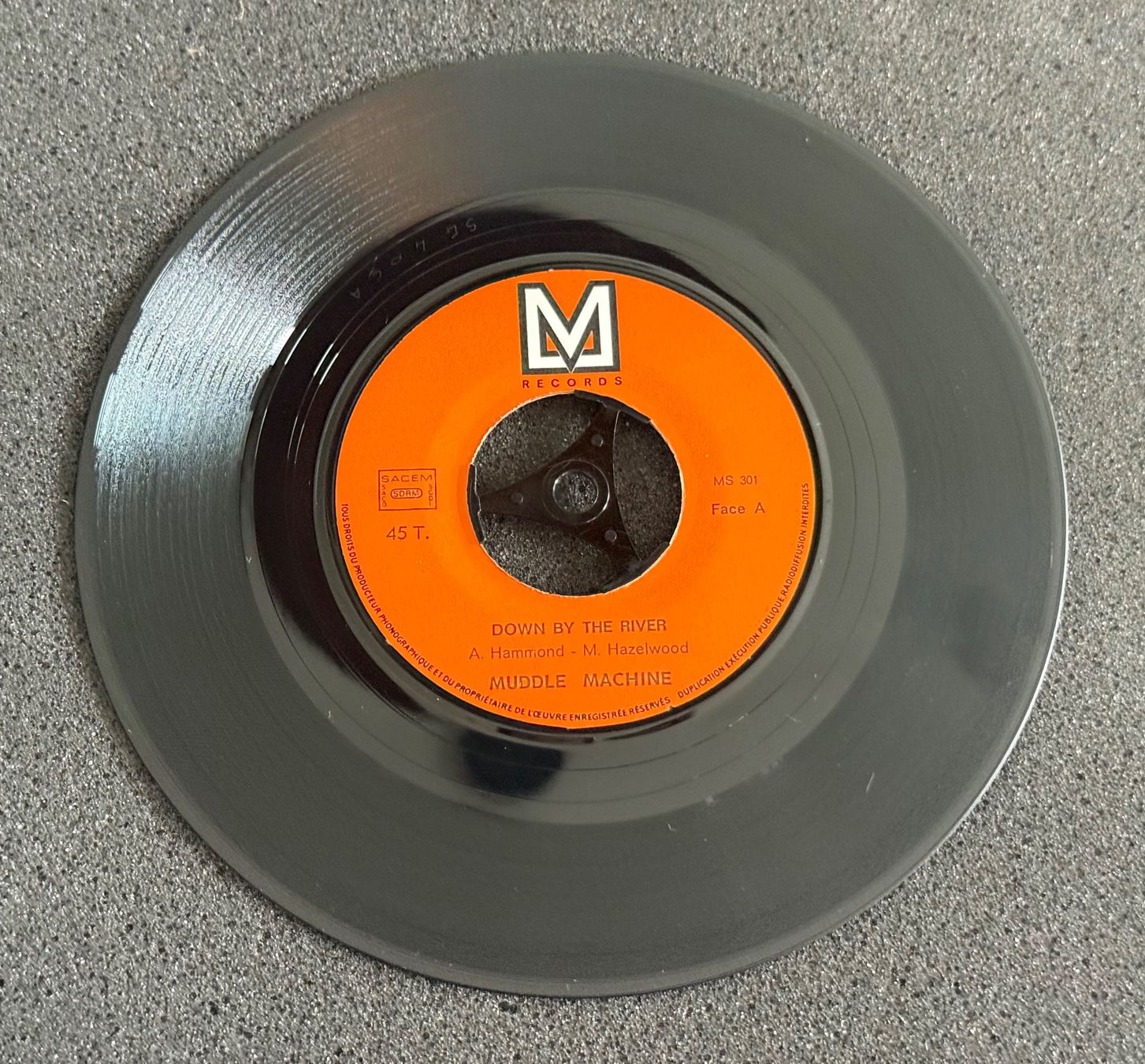 Dischi in vinile: Muddle Machine – Down By The River - Vinyle 7" – Usato da Denges venduto da peumens 4