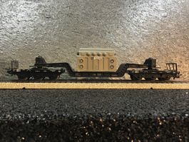 MÄRKLIN H0  TIEFLADEWAGEN MIT TRANSFORMATOR  4617