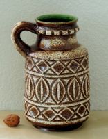 Vase vintage, design Bodo Mans pour Bay Keramik, 1960s