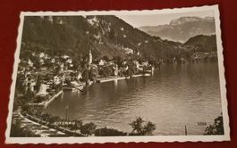 Vitznau 1938 - mit Schiffspost-Stempel
