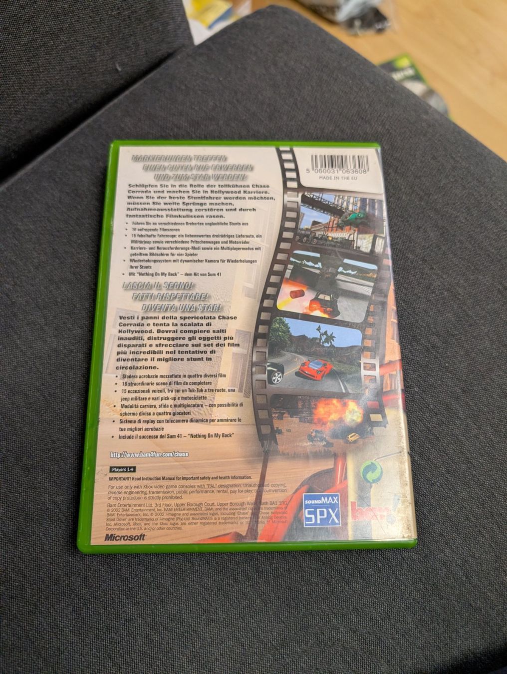 Giochi: Chase Hollywood stunt driver Microsoft xbox – Usato da Giubiasco venduto da Ticinerd 1