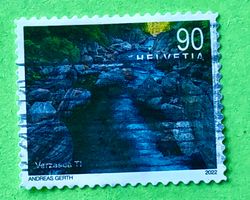 Nr.1860 Schweizer Flusslandschaften GESTEMPELT 2022  ﻿  