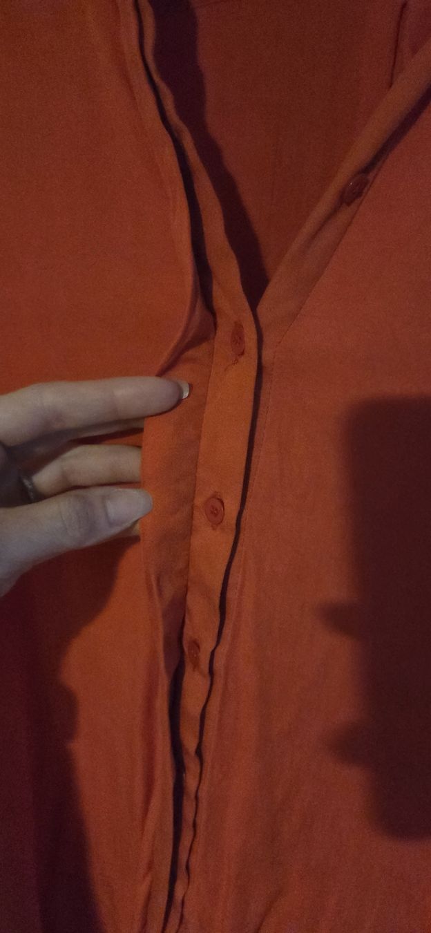 Camicette: Boho Hemd Ocker/ Orange Bluse – Usato da Horgen venduto da aiac0 3