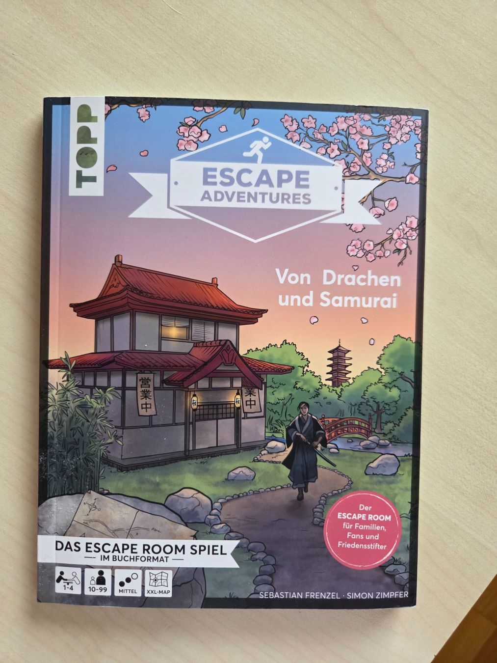 Giochi: Escape Adventures - Von Drachen und Samurai - Im Buchformat – Nuovo (secondo la descrizione) da Lenzburg venduto da Sunshine-81