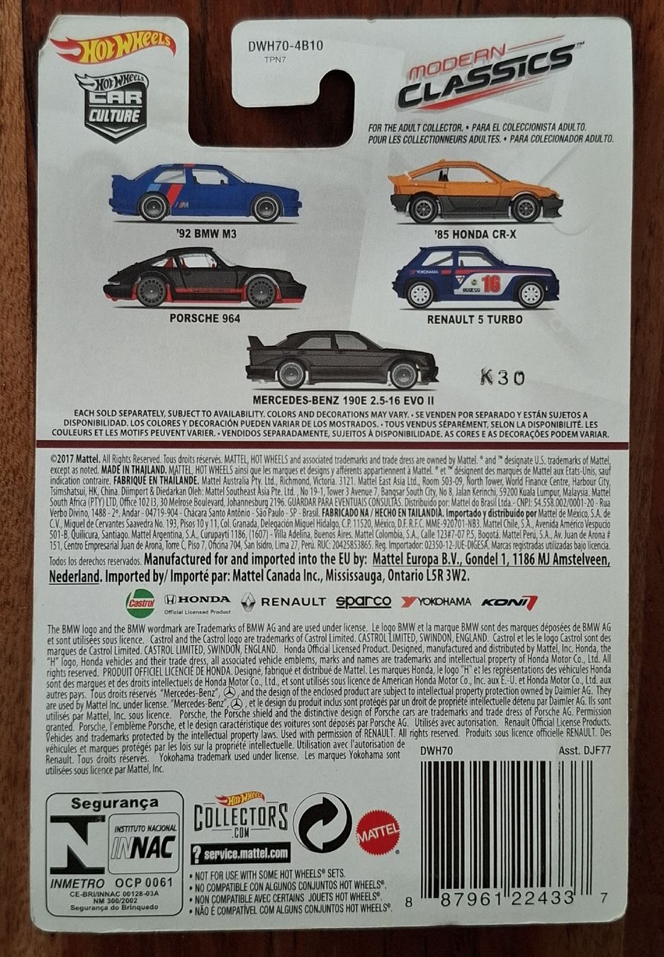 Hot Wheels Modellini d'auto: HOT WHEELS '92 BMW M3 E30 MODERN CLASSICS 2018 – Usato da Reinach BL venduto da vwbora75 3