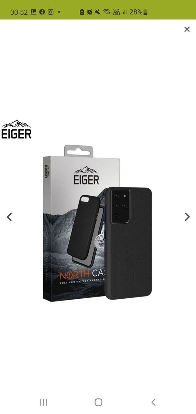 Samsung Handys / Smartphones: Eiger North Case Galaxy S21 Ultra Black – Neu und originalverpackt aus Bulle von Christophe1080