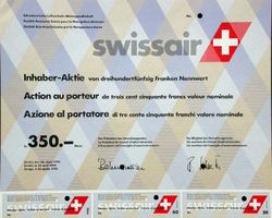 Swissair Schweiz. Luftverkehr-AG, Zürich - 1990