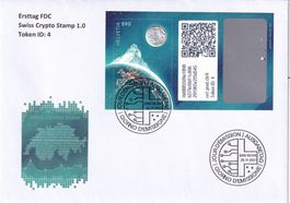 Crypto Stamp - FDC Sonderumschlag (privat) - ID4