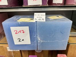 217 Posten Würfel Kerze/n 140 x 140 x 140 aus Liquidation
