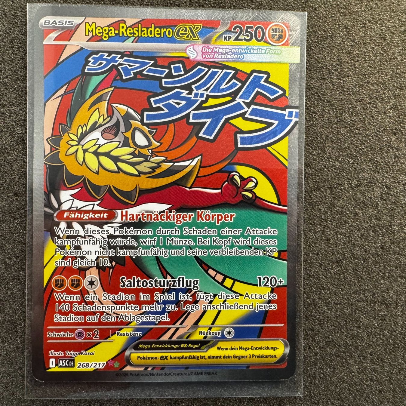 Pokémon Carte collezionabili: Pokemon Mega Resladero ex 268 DE - E5 – Usato da Reitnau venduto da Emma-verkauft