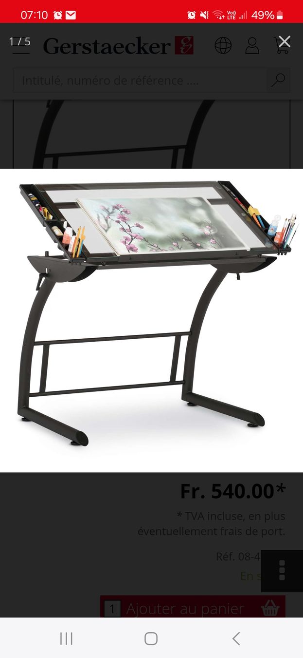 Scrivanie: table à dessin Triflex – Usato da St-Légier-Chiésaz venduto da zoe_8vsl