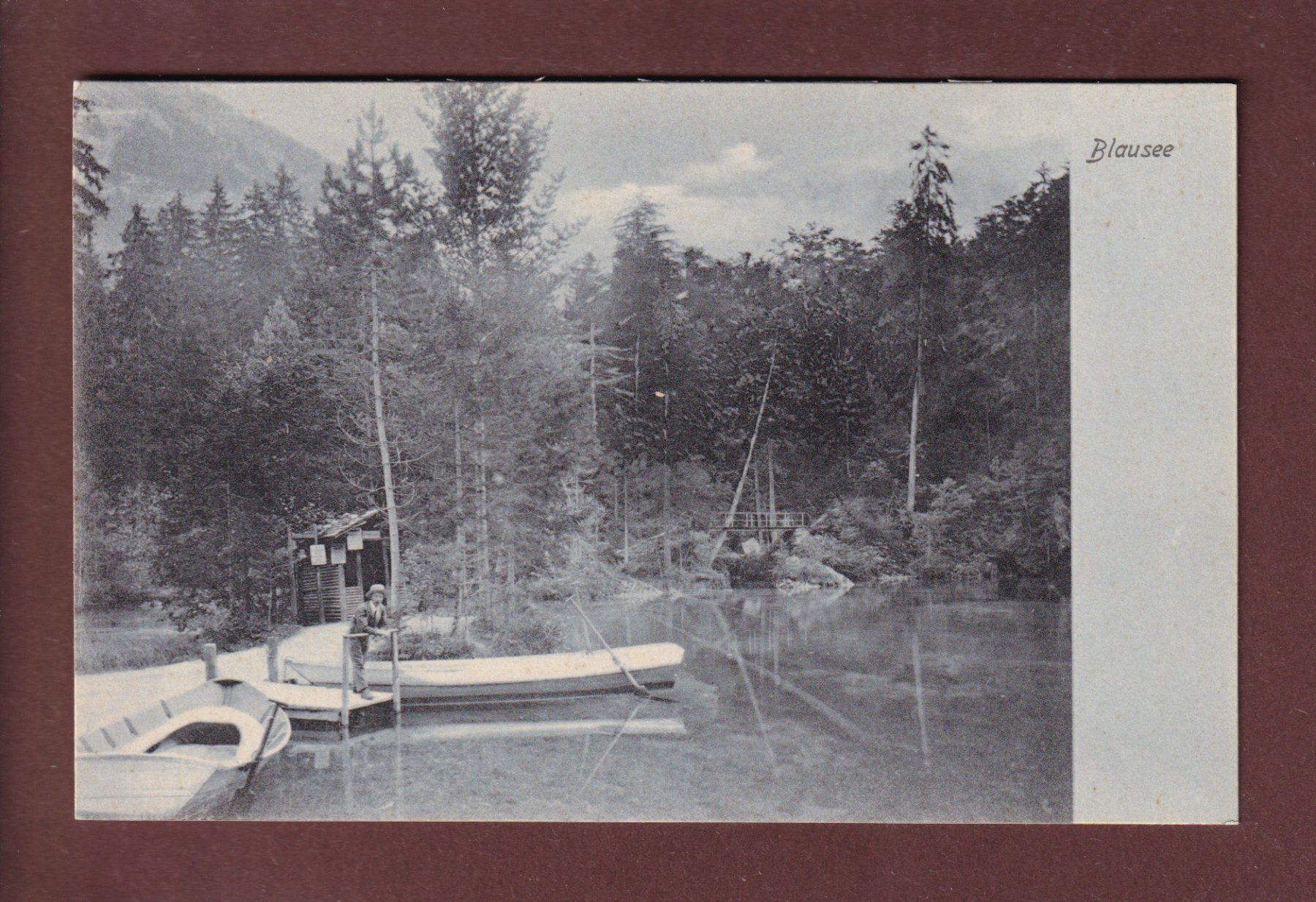 Cartoline postali: BLAUSEE – Usato da Pully venduto da nicecards