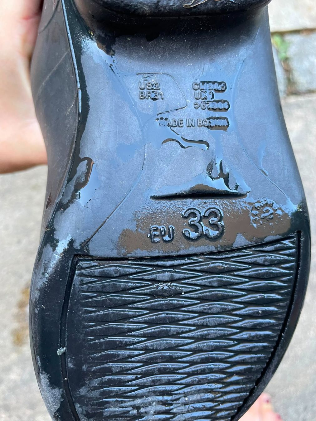 Scarpe per ragazzi: Fouganza Kinderreistiefel Grösse 33 – Usato da Basel venduto da marcvo 1