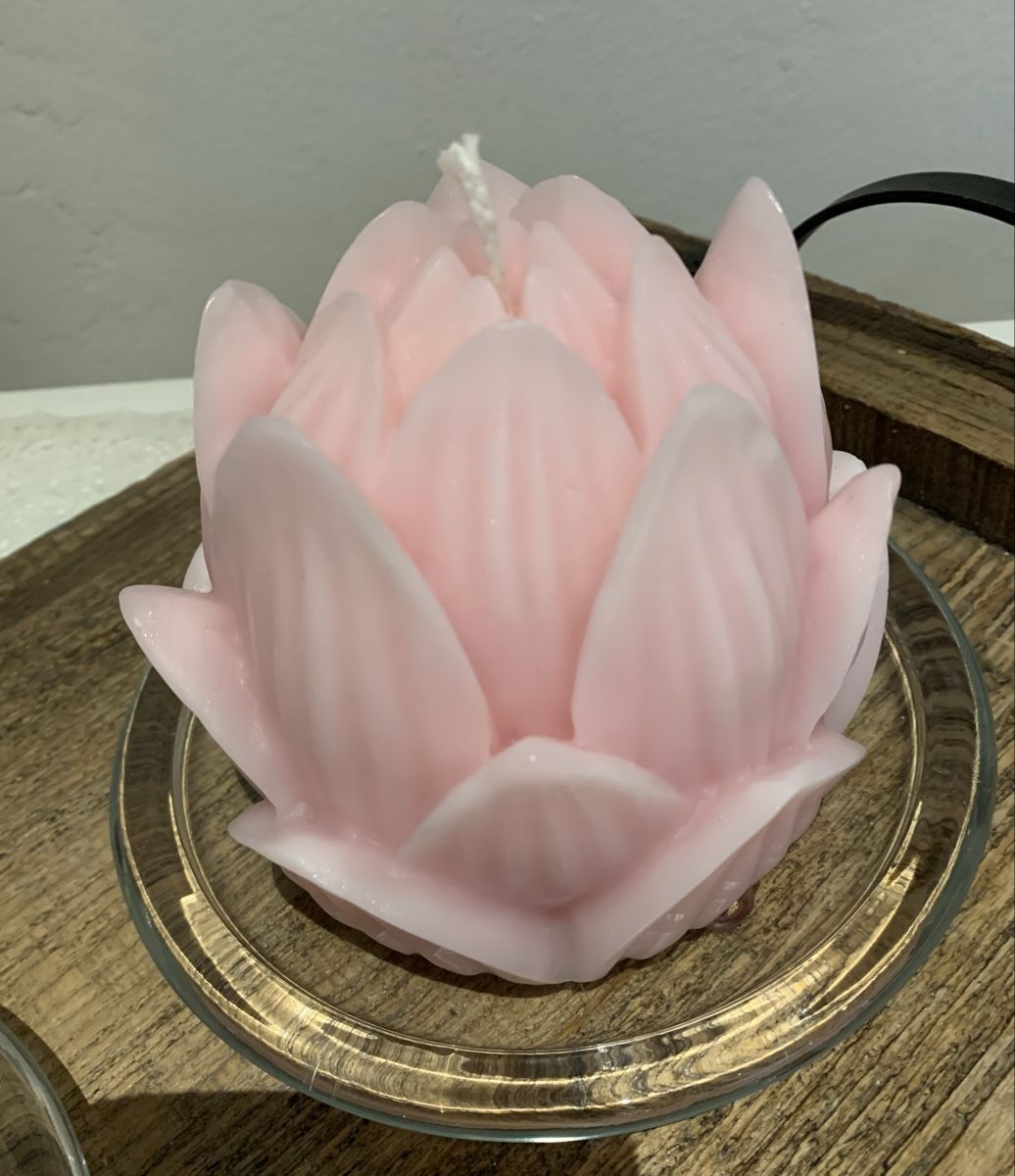 Candele: Kerzenset Lotusblüte Hand gemacht – Nuovo (secondo la descrizione) da Diepoldsau venduto da Luxusdeko 5