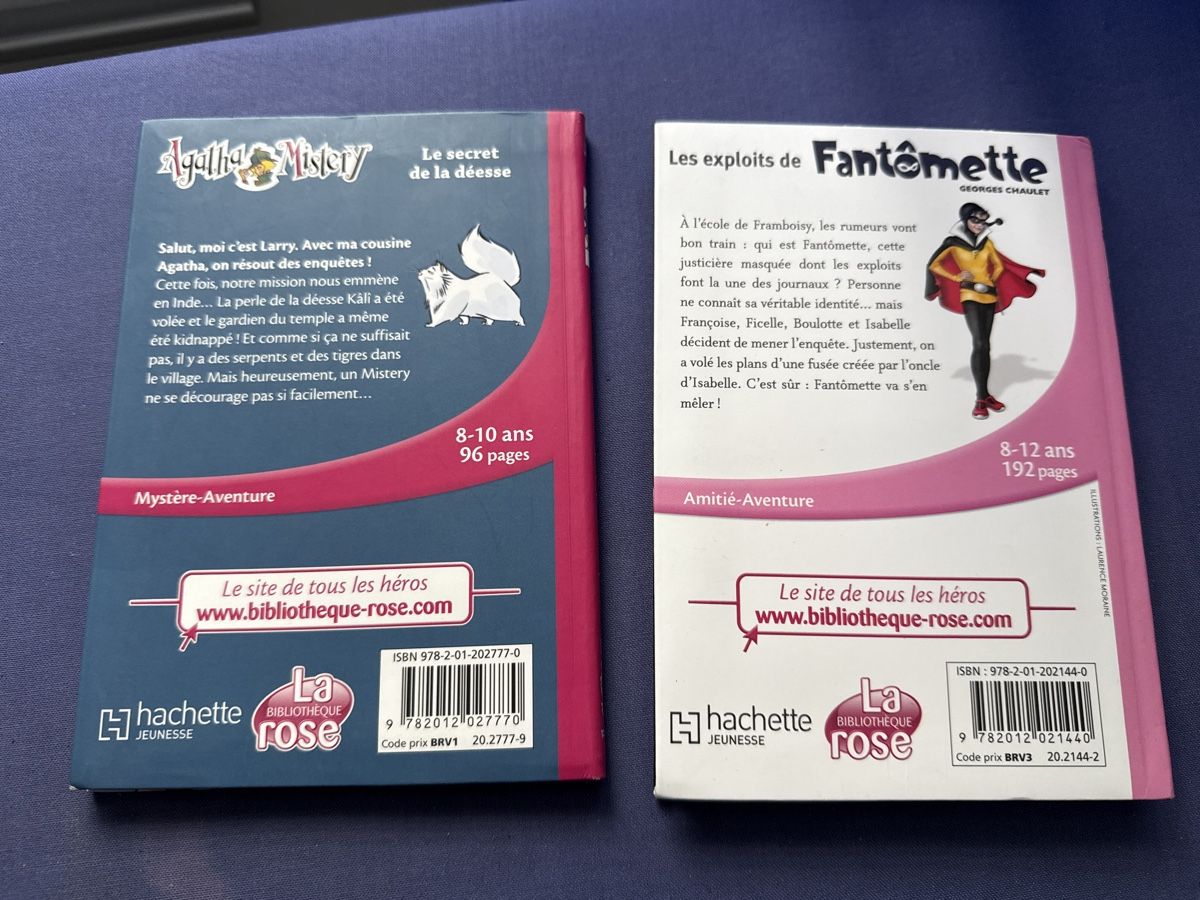 Bücher: Lot deux livres bibliothèque rose – Gebraucht aus Blonay von Simba1094 1
