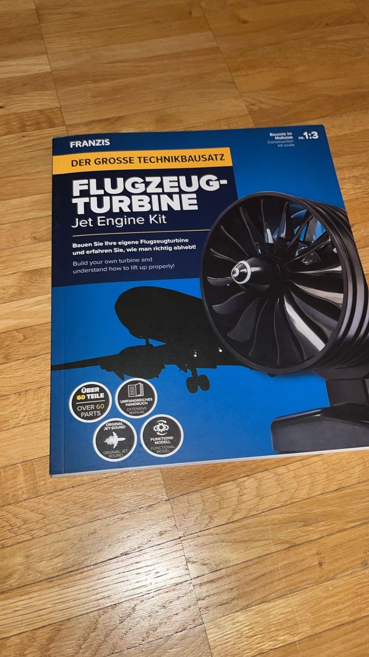Baukästen: Franzis Flugzeug-Turbine Bausatz inkl. OVP – Gebraucht aus Effretikon von DEINE_HobbyWerkstatt 6