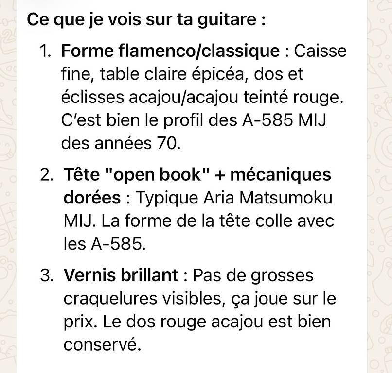 Aria Strumenti musicali: Guitare classique/flamenco – Usato da Chêne-Bourg venduto da Agathe23 3