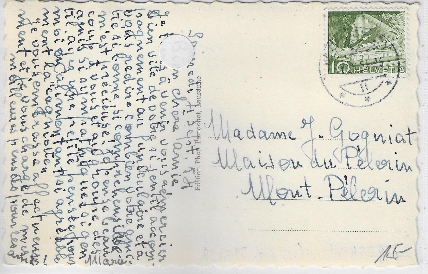 Cartoline postali: Monthey - Place du Marche - Autos – Usato da Ettingen venduto da Kartenplanet 1