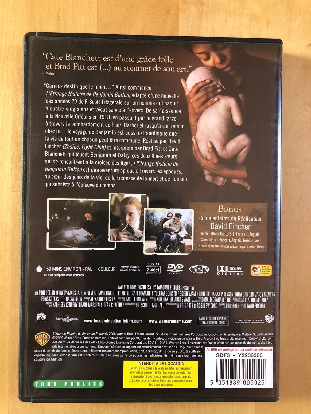 Alle DVDs: DVD L'étrange Histoire de Benjamin Button – Gebraucht aus St-Aubin FR von Tiweety 1