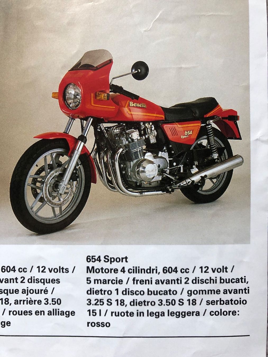 Benelli Strada: Benelli 900 sei / 654 Sport – Usato da Morrens VD venduto da kawah2 7