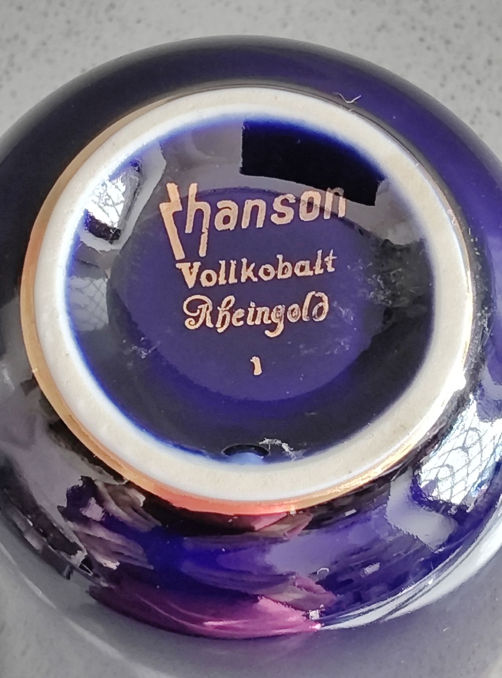 Vasi & Recipienti: DESIGN BLUMEN- Vase / THANSON VOLLKOBALT – Nuovo (secondo la descrizione) da Minusio venduto da Todesca 5